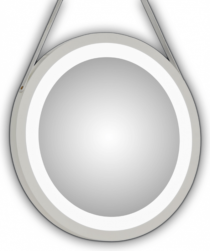 Espejo con doble tira led frontal lateral y retroiluminado superior e  inferior Roxan - Espejo Baño
